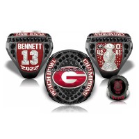 2022 Georgia Bulldogs Peach Bowl Championship Ring/Pendant (Premium)